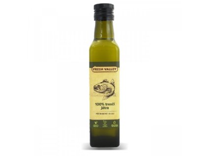 Fresh Valley olej z tresčích jater 250 ml EXPIRACE březen (27.3.2026)