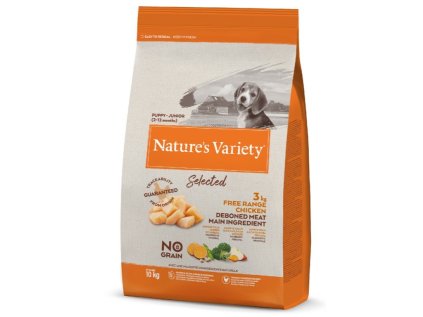 Nature's Variety Selected Junior s kuřecím 2 kg EXPIRACE duben (9.4.2026)