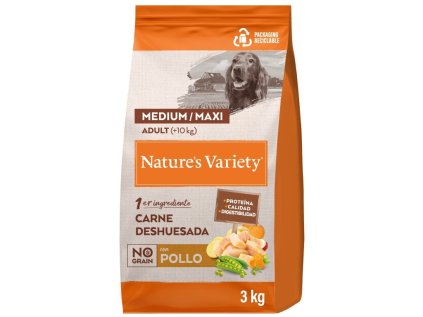 Nature's Variety Original Medium Adult Dog s kuřecím 3 kg EXPIRACE duben (2.4.2026)