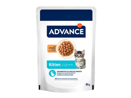 Kapsička pro koťata ADVANCE Kitten kuřecí 85 g