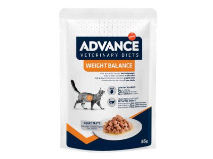 Veterinární kapsička pro kočky ADVANCE VD Cat Weight Balance 85 g