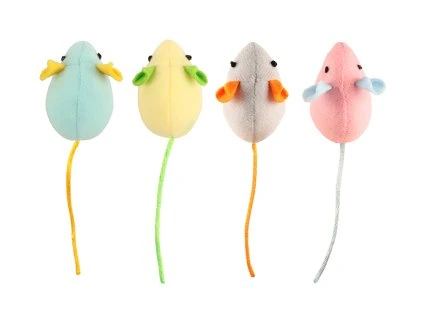 Myš pro kočky Huhubamboo ve 4 barevných variantách