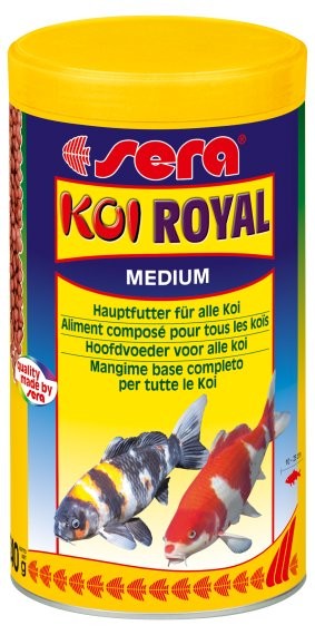 Sera základní krmivo pro koi a ostatní jezírkové ryby Koi Royal Medium 1000 ml NATURE