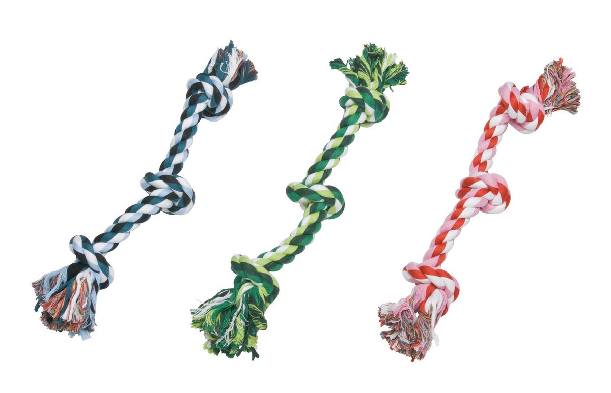 Gimborn činka 3 uzle - hračka pro psy 2,5 x 42 cm