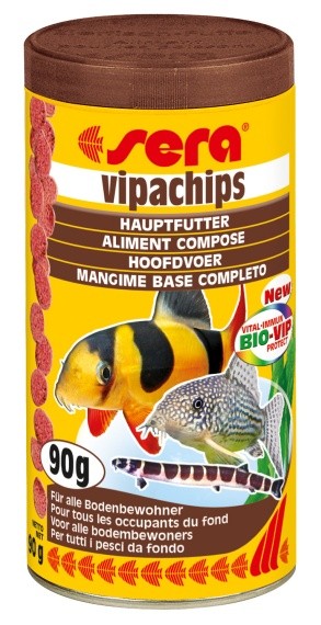 Sera speciální krmivo pro řasožravé ryby Vipachips 250 ml NATURE