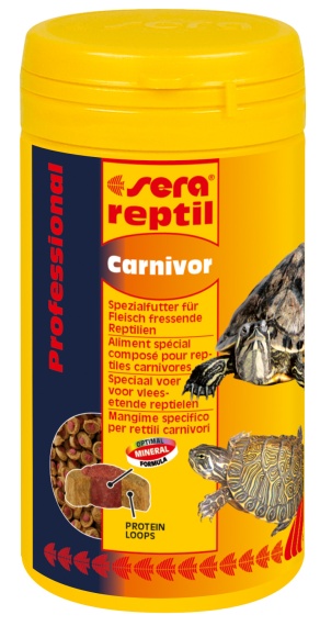 Sera doplňkové krmivo pro masožravé plazy Reptil Professional Carnivor 250 ml NATURE