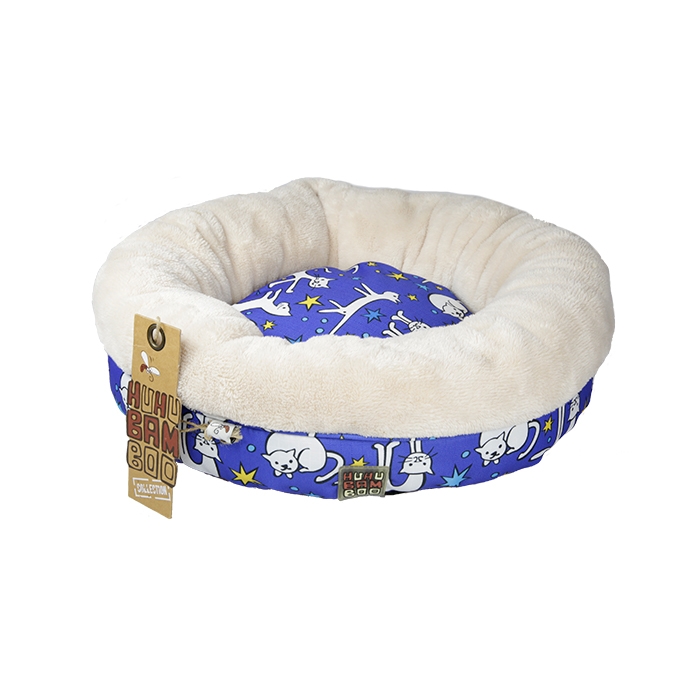 Huhubamboo Cat pelech kočka modrá barva 35 cm