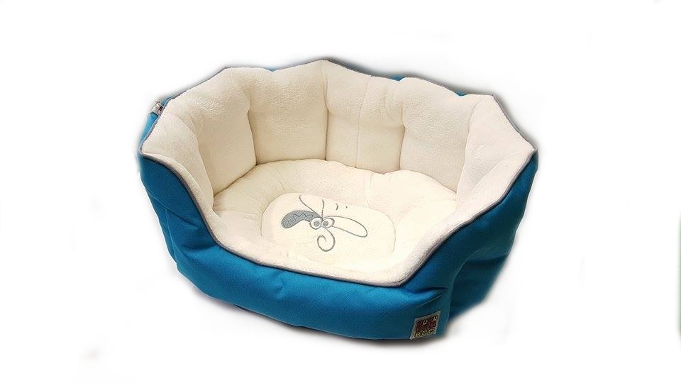 Huhubamboo pelech Lux modrá + šedá L 60 cm