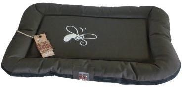 Huhubamboo polštář v hnědé a béžové barvě velikost S