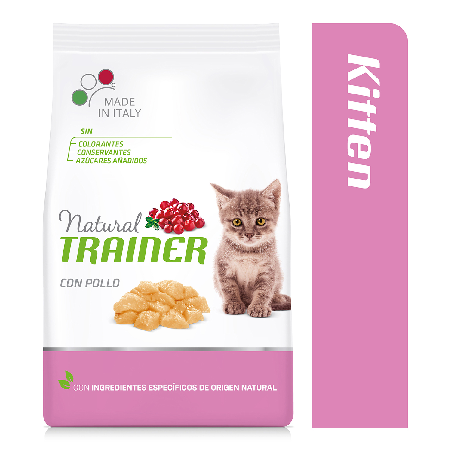 Natural Trainer Cat Kitten kuřecí 1,5 kg