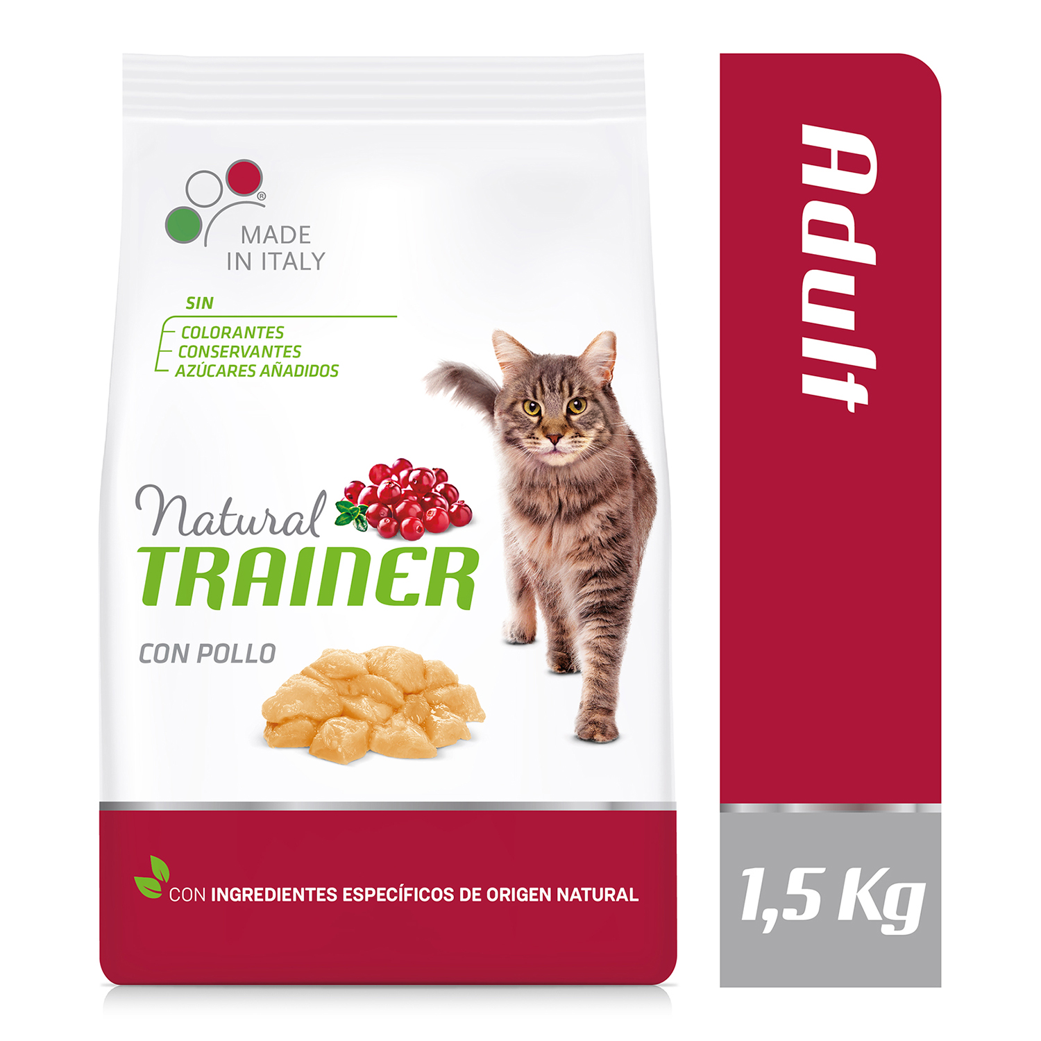 Natural Trainer Cat Adult kuřecí 1,5 kg