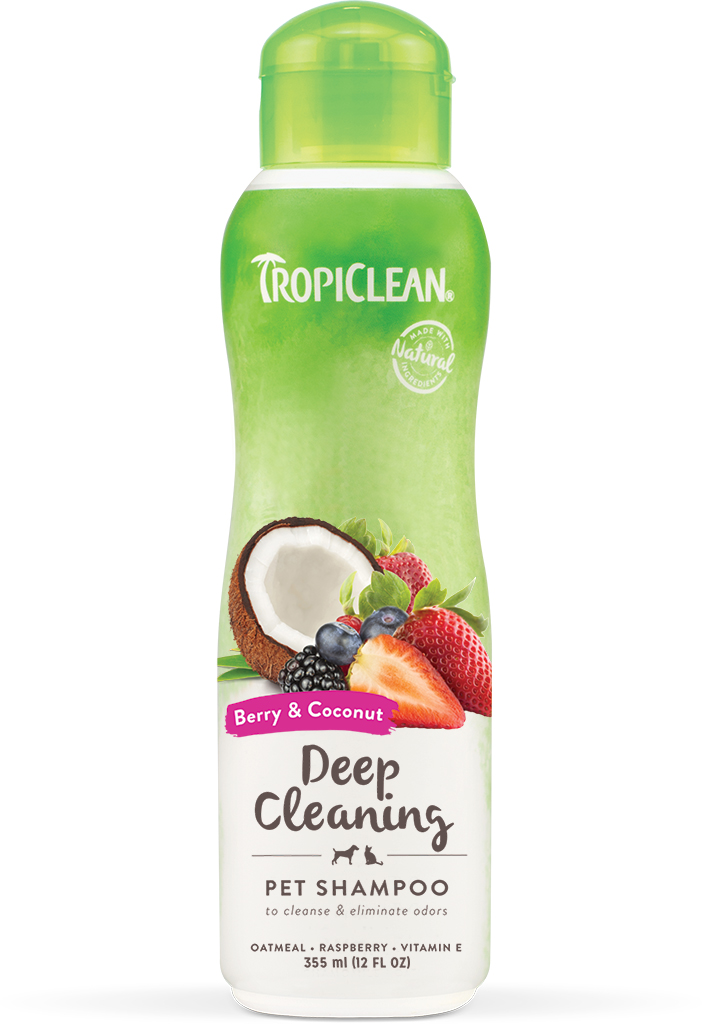Tropiclean Deep Cleaning lesní plody a kokos 355 ml