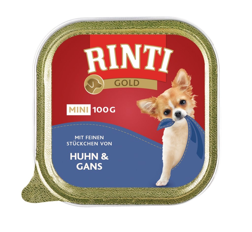 Paštika RINTI GOLD Mini kuře+husa 100 g