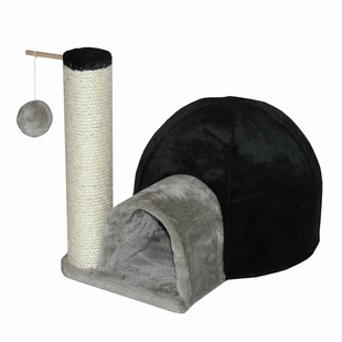 Cat-Gato škrabadlo Igloo - šedá 42 cm