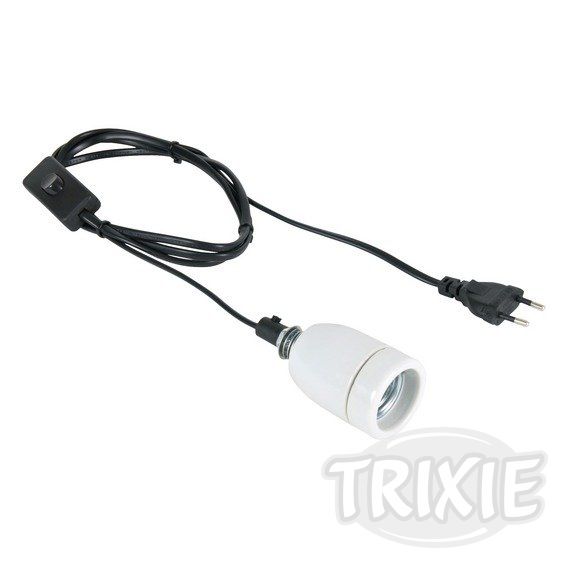 Trixie Porcelánová objímka Pro Socket do 250 W, 1,8 m