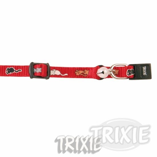 Trixie Obojek pro koťata motiv kočka a myš s rolničkou