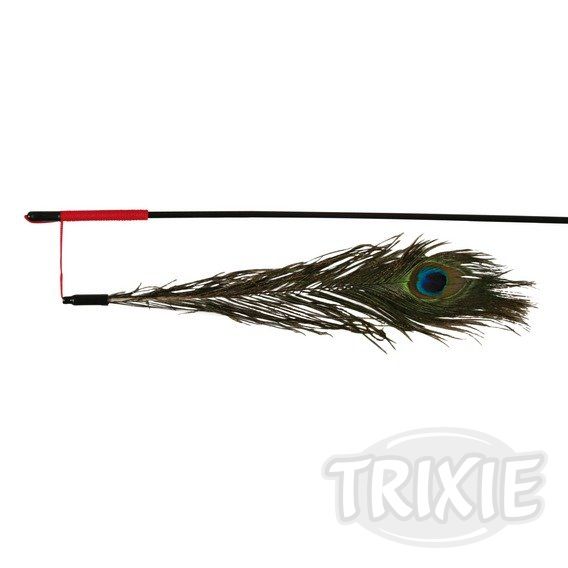 Trixie Paví péro na udici 47 cm
