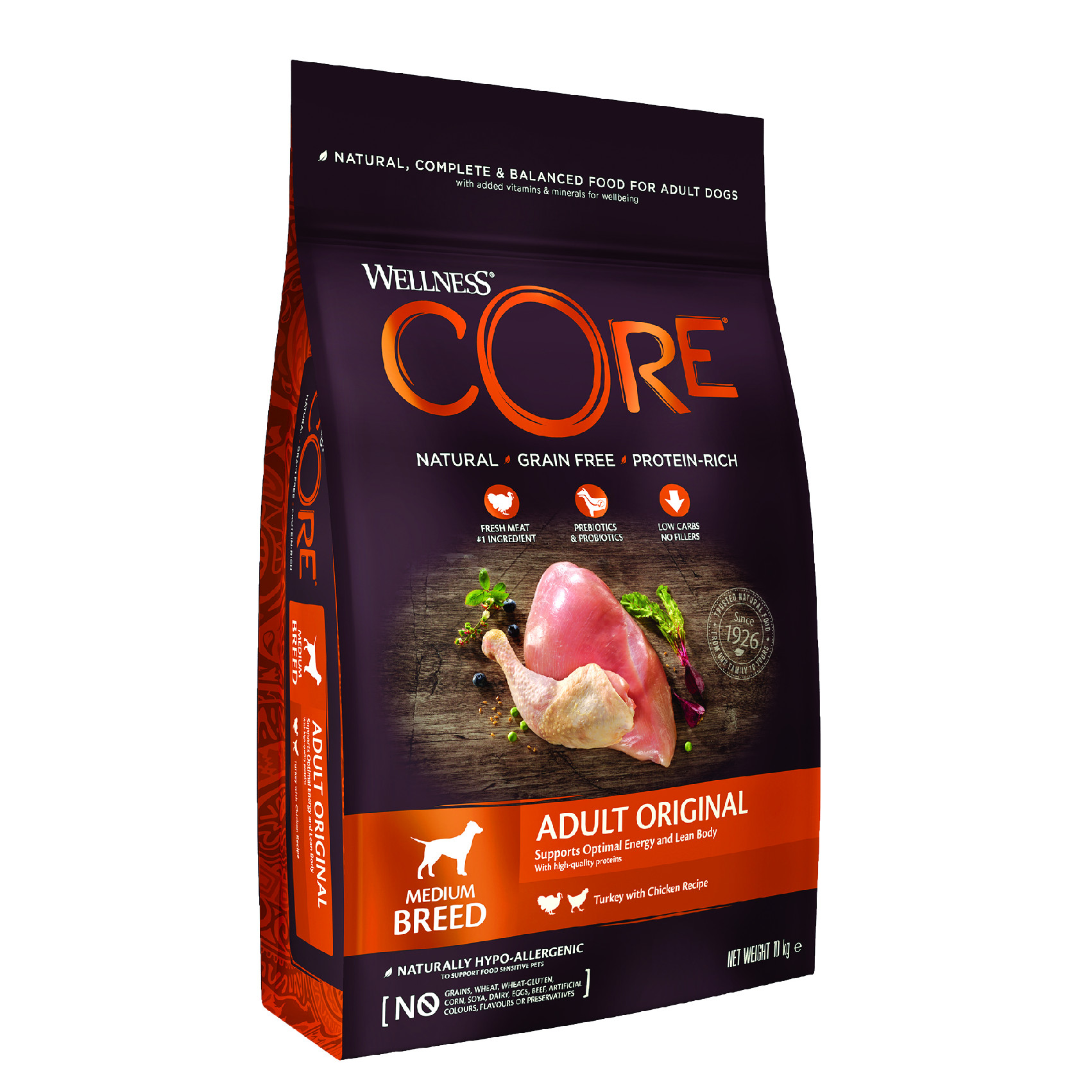 Wellness CORE Original Turkey with Chicken Recipe 10 kg