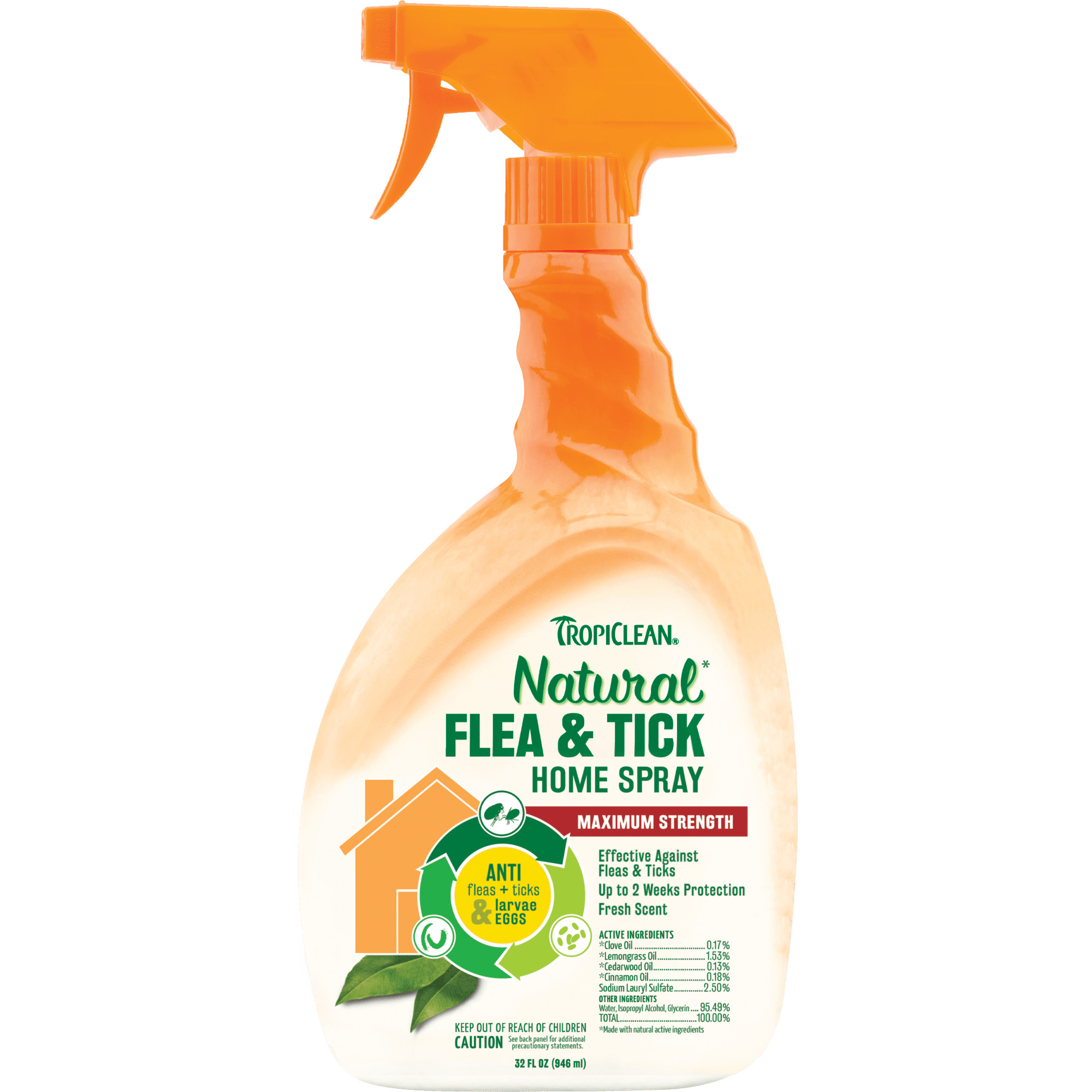 Tropiclean sprej Flea & Tick pro dům 946 ml