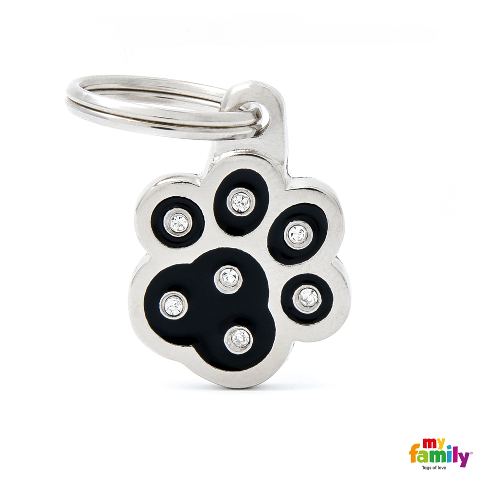 My Family Známka Chic - tlapka černá