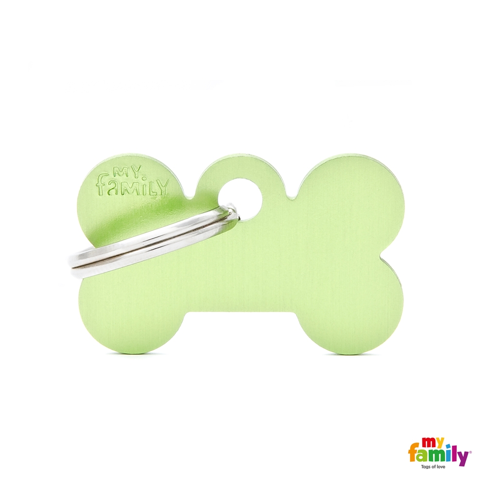 My Family Známka Basic Allu kost malá zelená