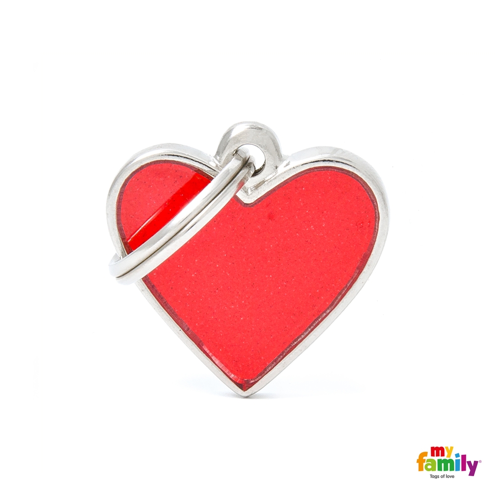 My Family Známka Reflective - srdíčko malé