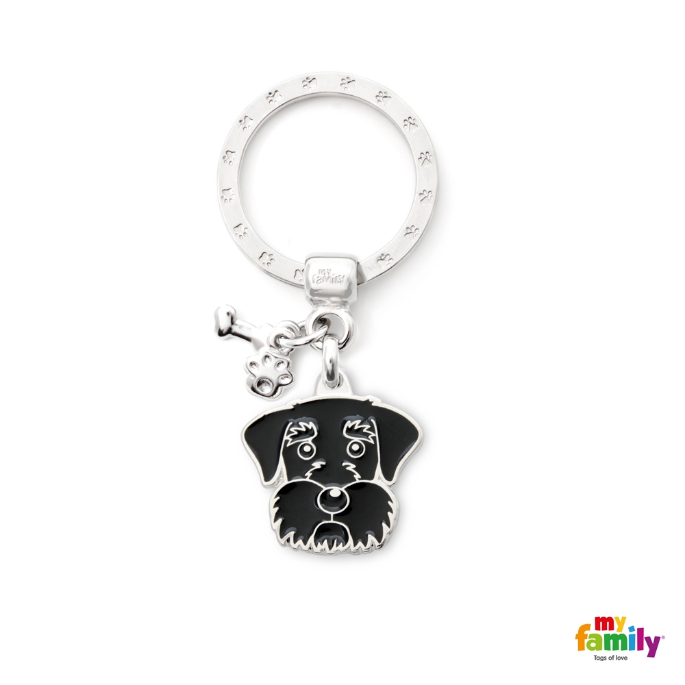 My Family Známka Friends - knírač černý