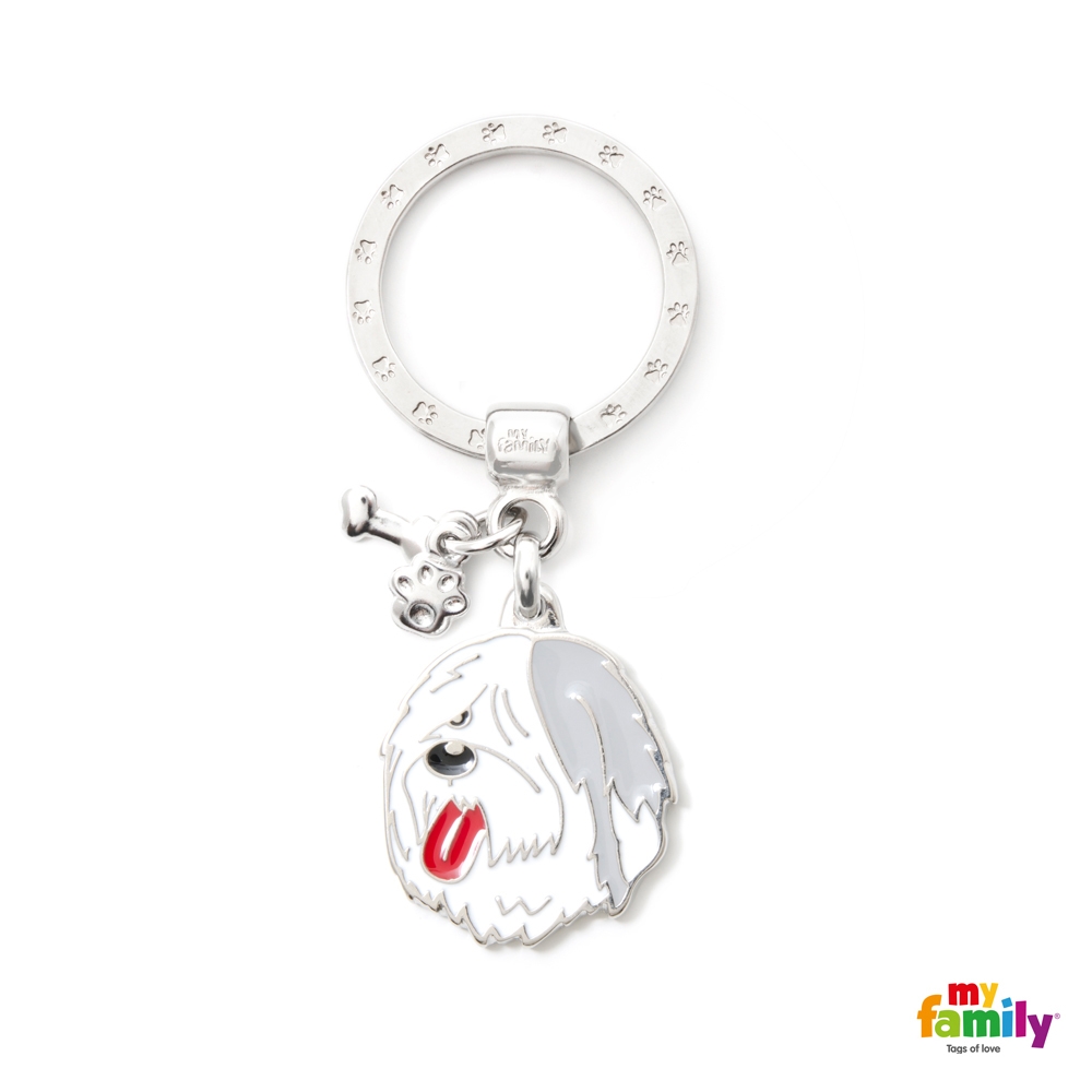 My Family Známka Friends – starý anglický ovčák