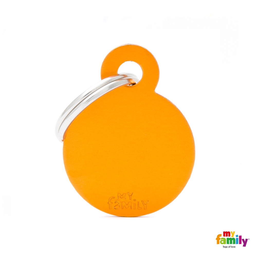 My Family Známka Basic Allu – kroužek malý oranžový