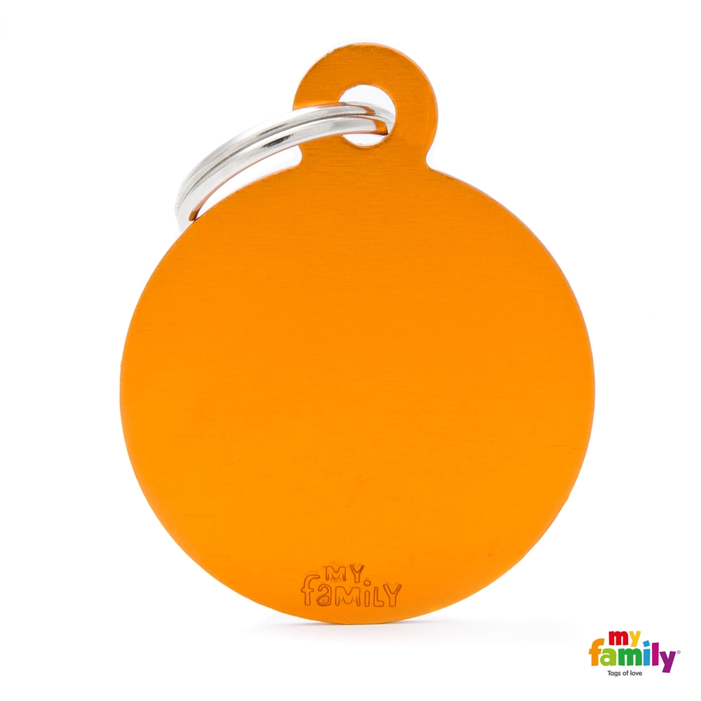 My Family Známka Basic Allu – kroužek velký oranžový