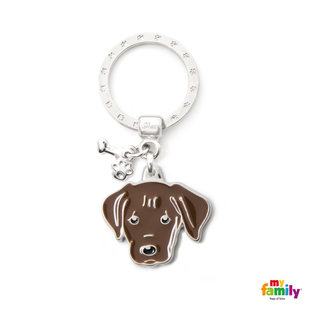 My Family Známka Friends - labrador tmavě hnědý