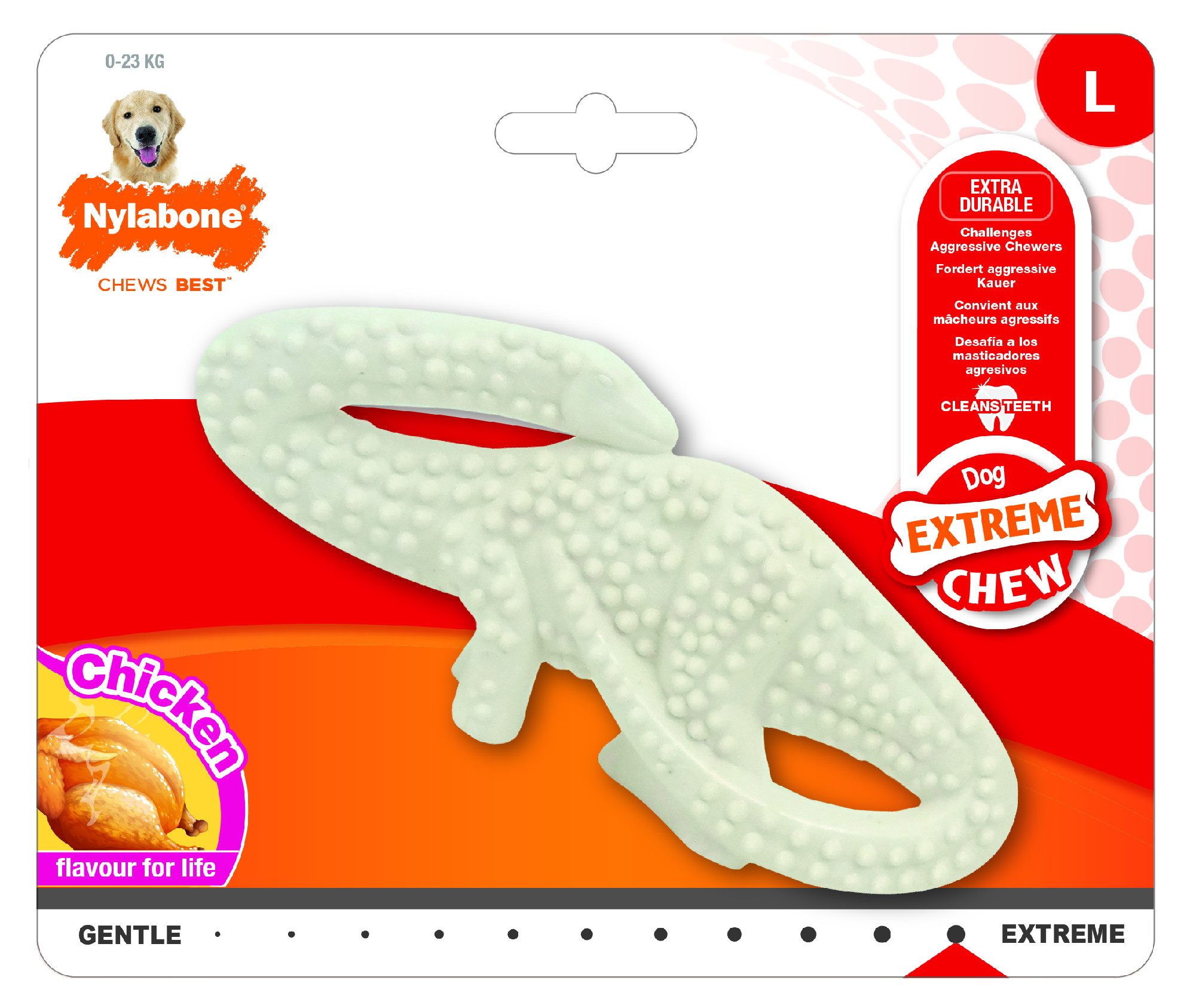 Nylabone Hračka NYLAB Extreme Chew Dental Dinosaur Original