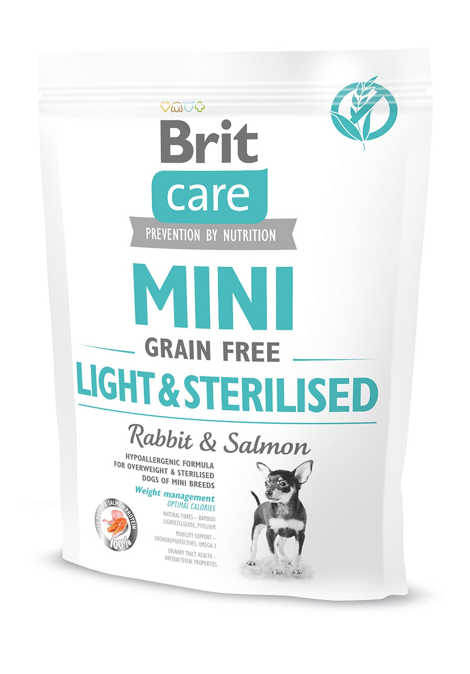 Levně Brit Care Mini Grain Free Light & Sterilised 400 g