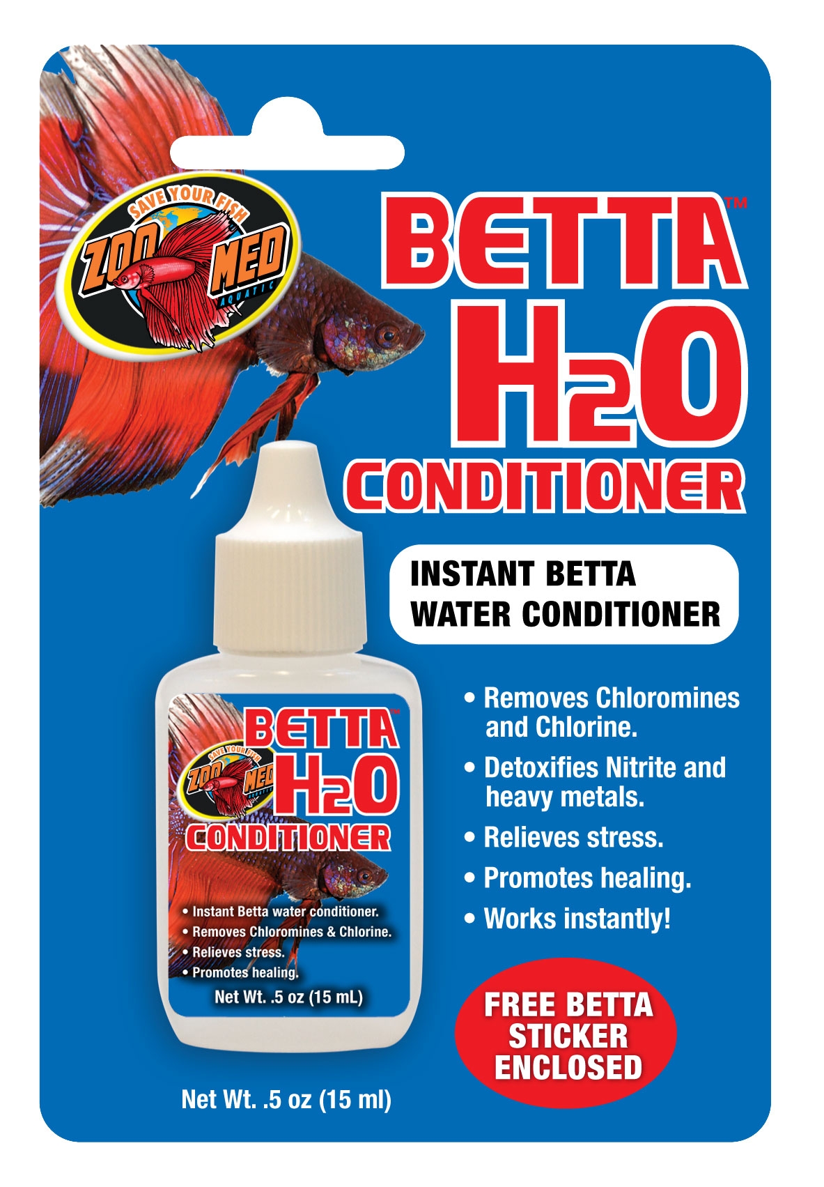 Levně Zoomed Betta H2O Conditioner