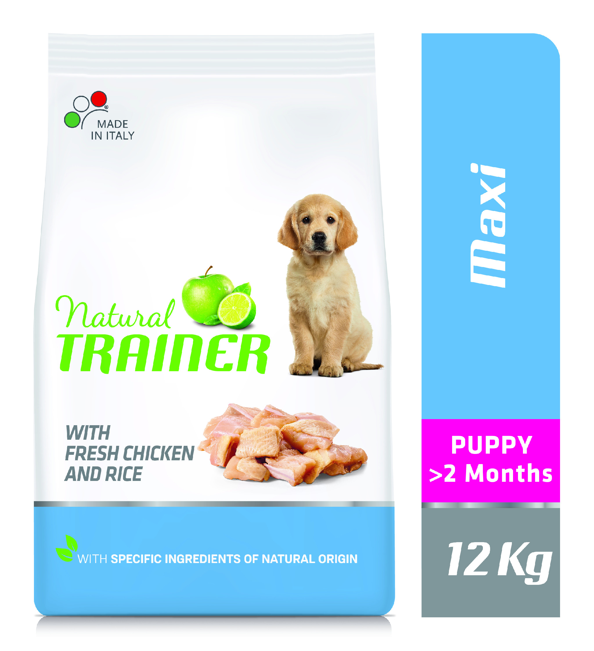 Natural Trainer Maxi Puppy čerstvé kuře 12 kg