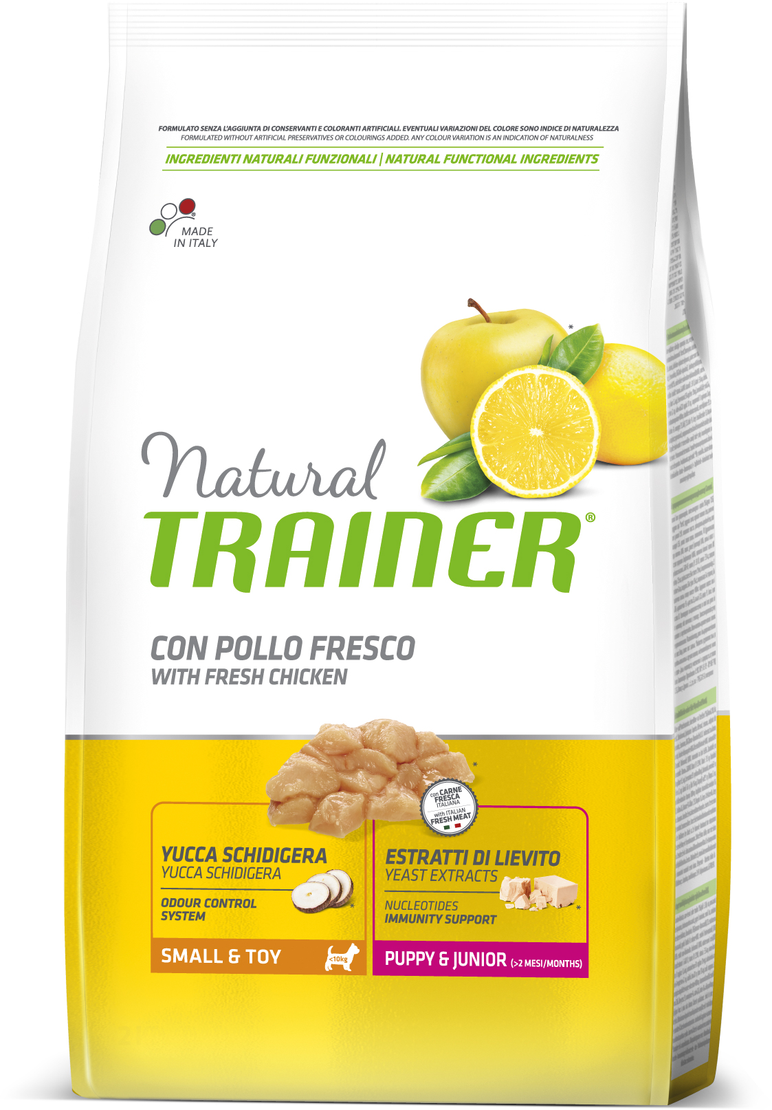 Natural Trainer Small&Toy Puppy & Jun Čerstvé kuře 2 kg