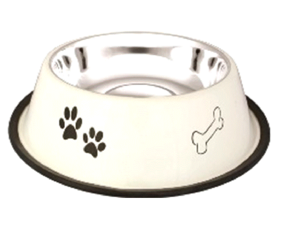 Miska Huhubamboo nerezová s potiskem 33 cm