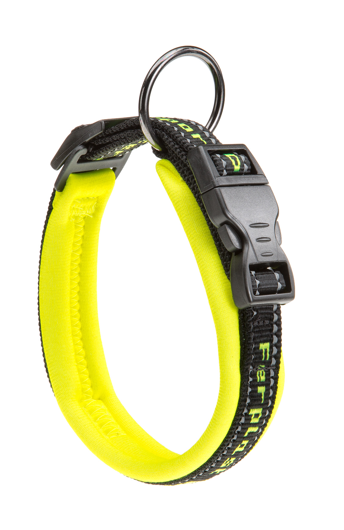 Obojek Ferplast nylonový žlutý 1,5 x 40 cm