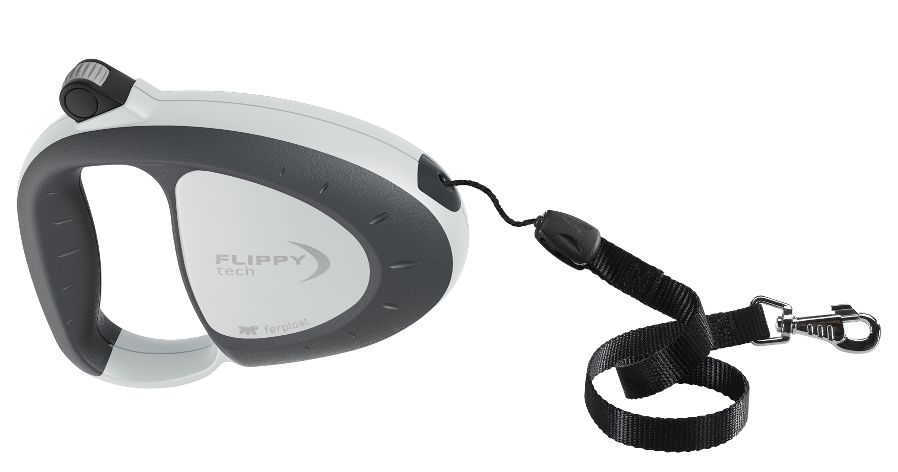 Ferplast samonavíjecí Vodítko FLIPPY TECH M šedé