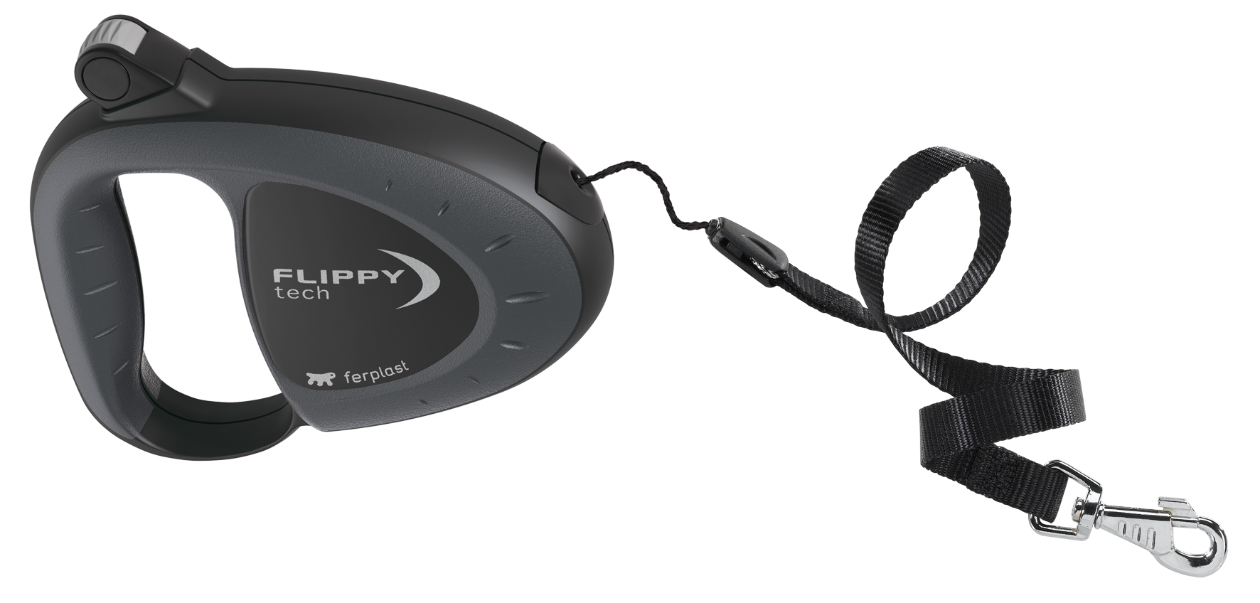 Ferplast samonavíjecí Vodítko FLIPPY TECH M černé