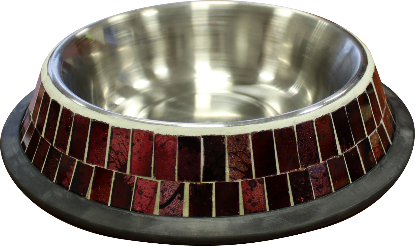 Huhubamboo miska nerezová mozaika 20,5 cm