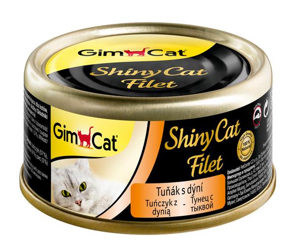 ShinyCat konzerva filet tuňák s dýni 70g
