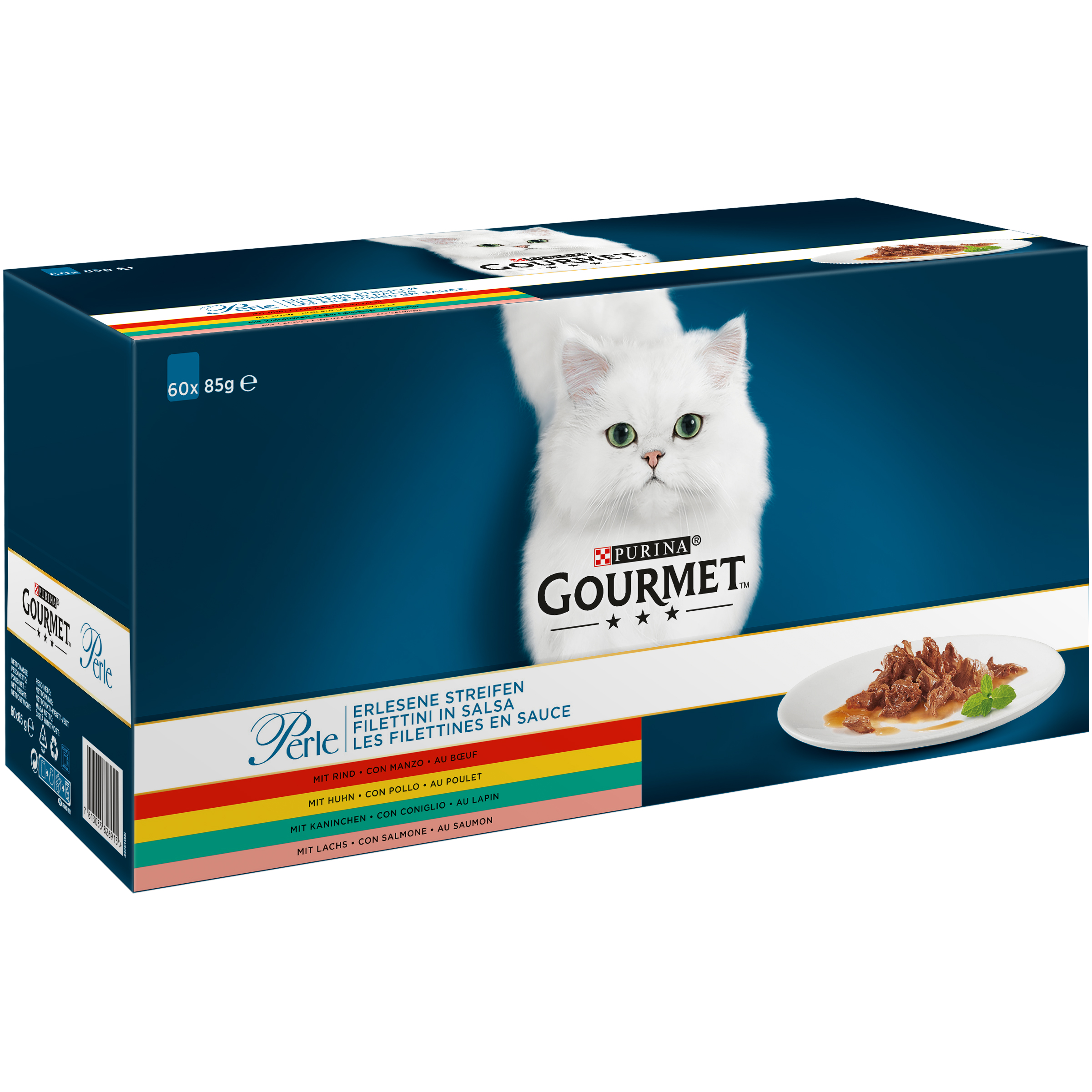 Purina Kapsička GOURMET PERLE Mini filetky ve šťávě MP 60 x 85 g
