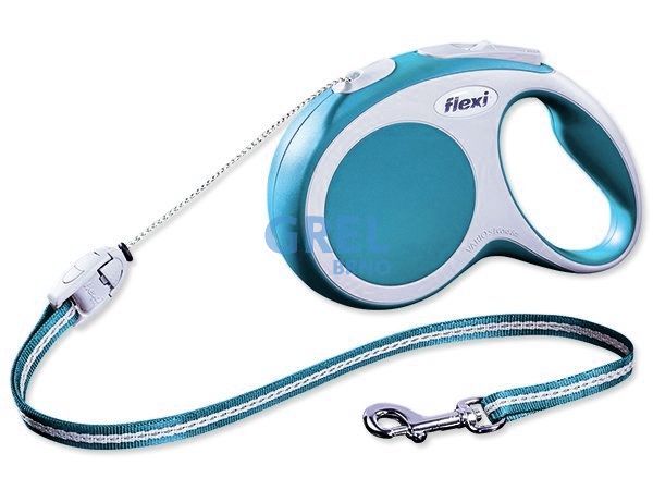 Levně Flexi vario cord M tyrkysová