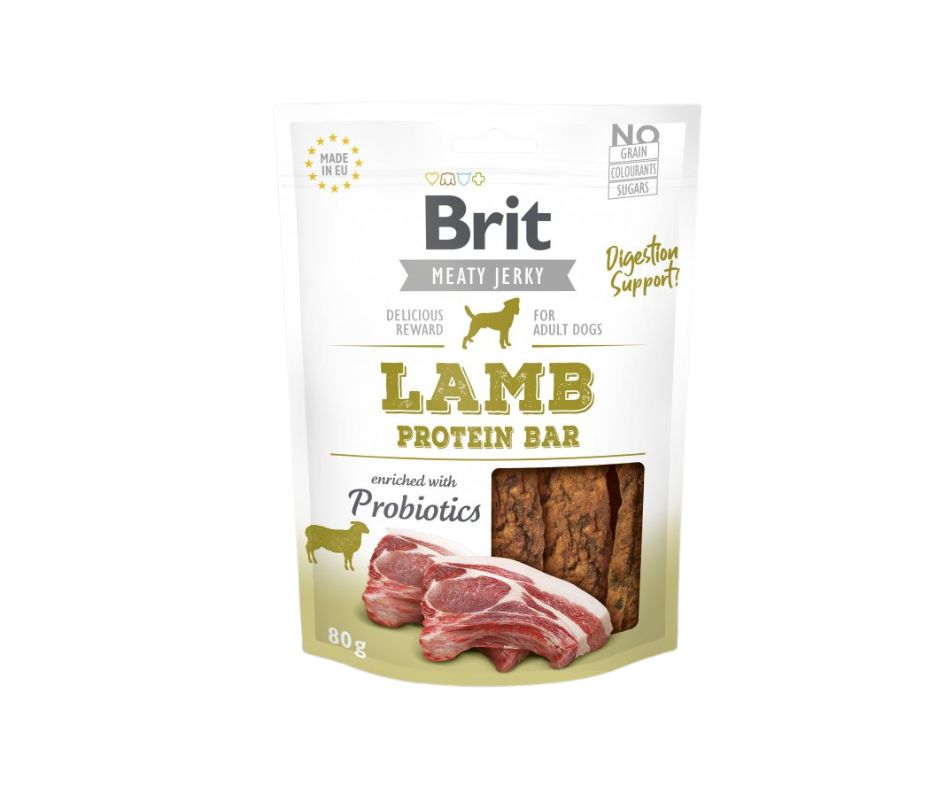 Levně Brit Jerky Lamb Protein Bar 80 g