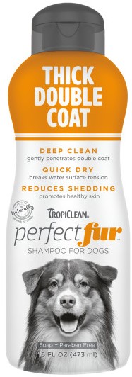 Tropiclean šampon na hustou srst s podsadou pro psy 473 ml