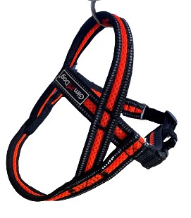 Postroj Gimborn Mesh Y 3,2 x 75 80-100cm oranžový