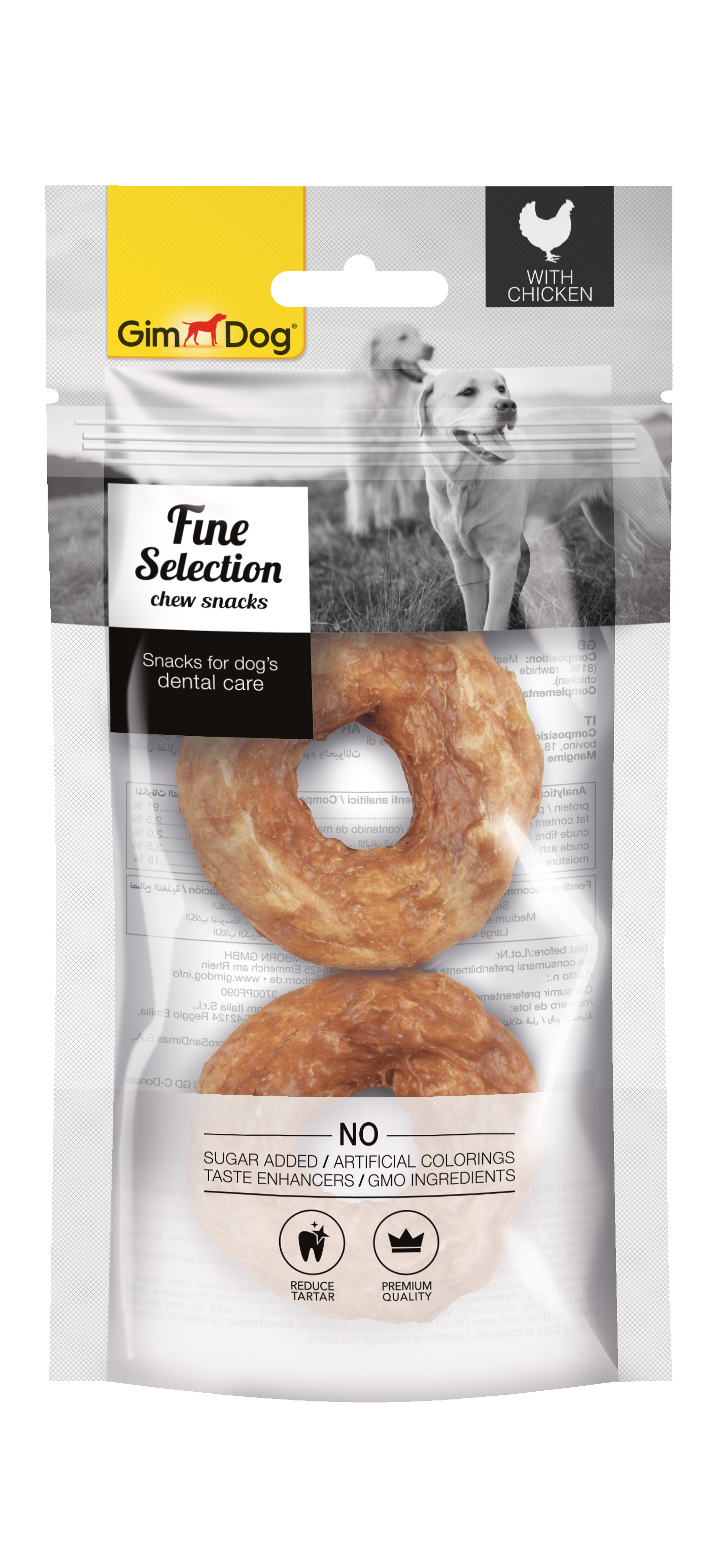 Gimdog buvolí donut s kuřecím masem 40 g