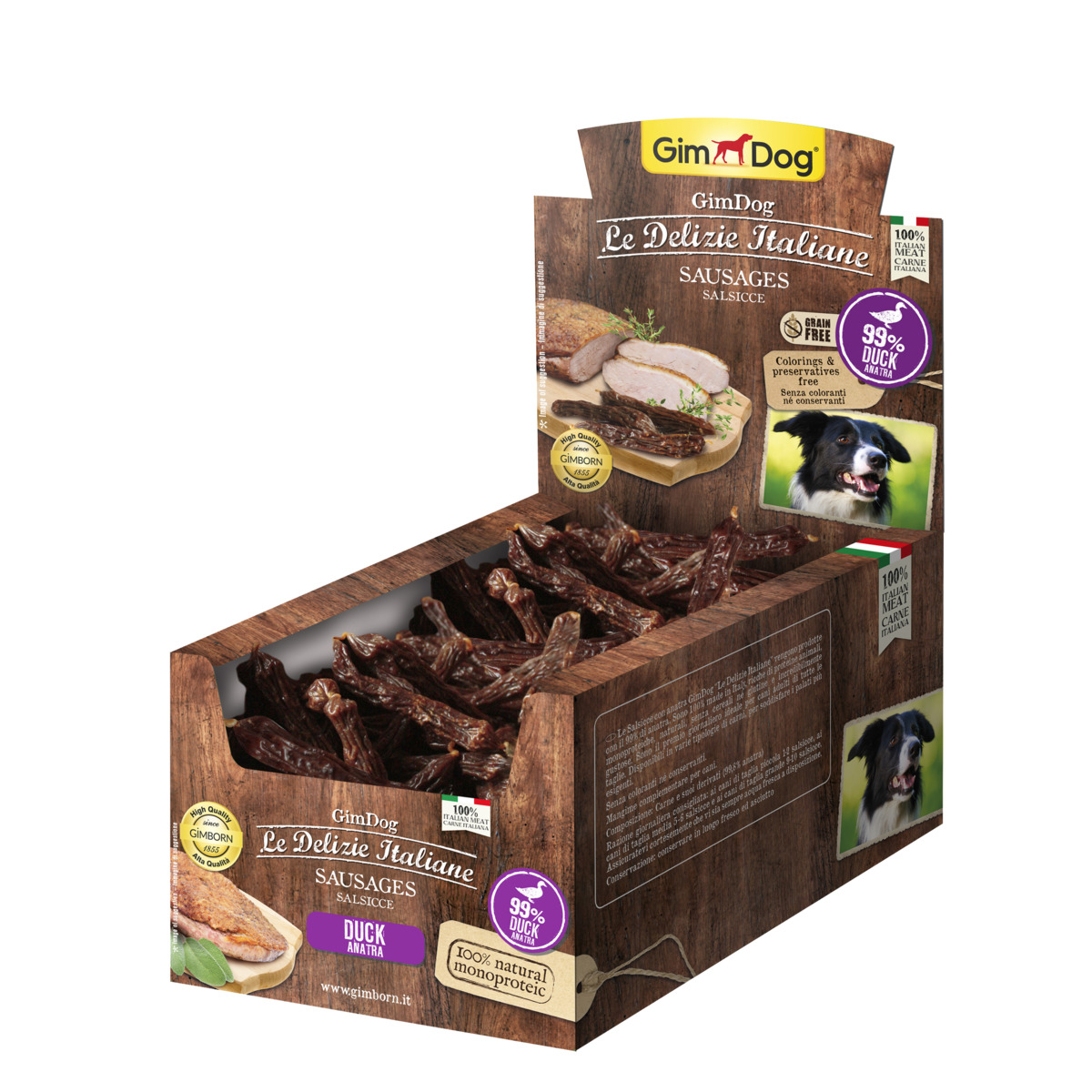 Gimdog ITALIANE klobáska kachní 200 ks (balení)