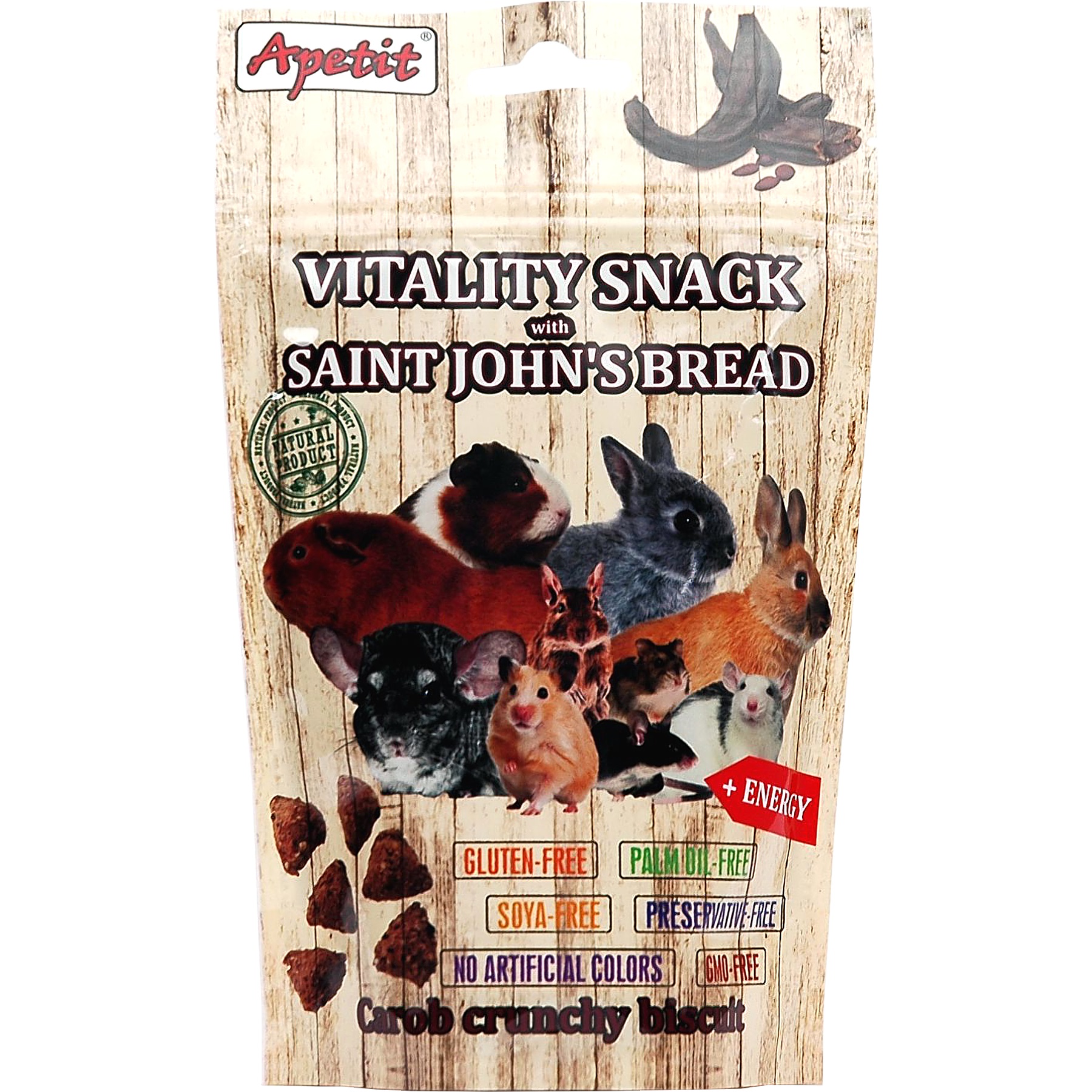 Apetit Vitality snack se Svatojánským chlebem 80g